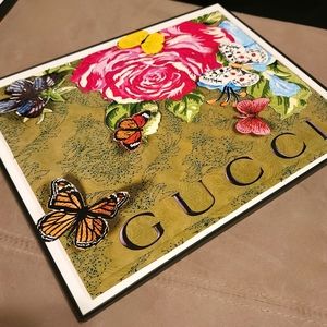 Designer inspired 8 1/2"x11" Framed Wall Art
